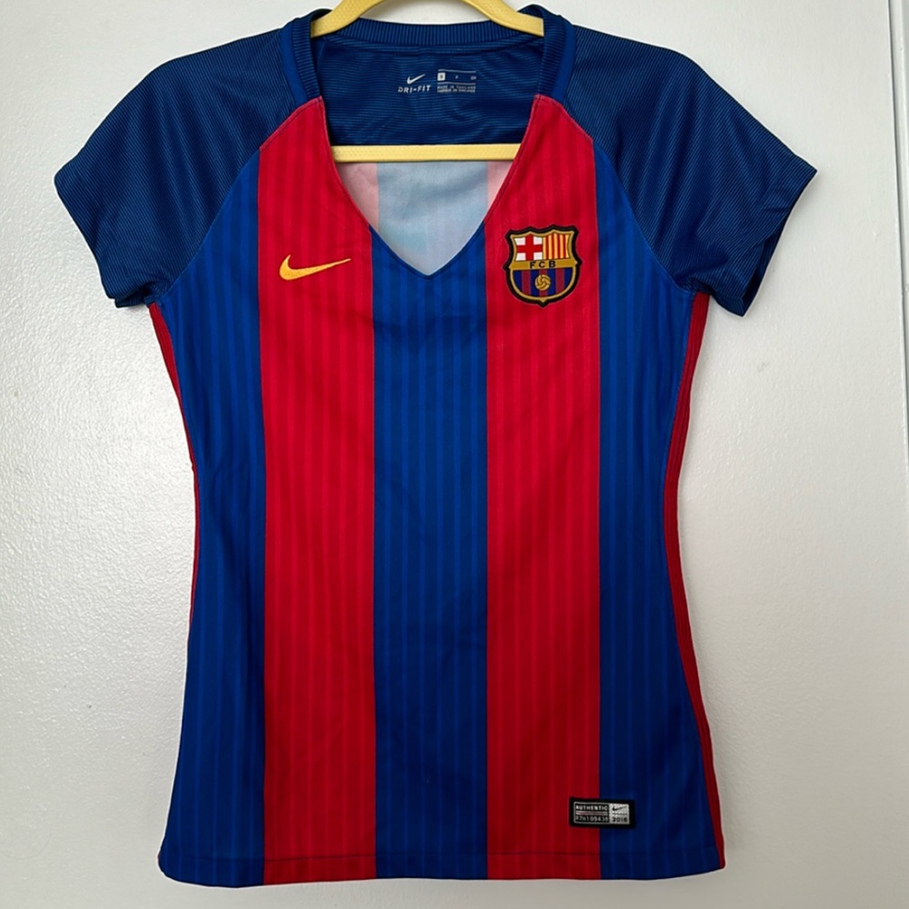 Barca Barcelona Nike Soccer Team Shirt - Picture 2 of 3
